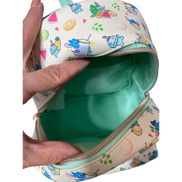 Disney Loungefly Stitch Tropical Mini Backpack - Picture 3 of 7